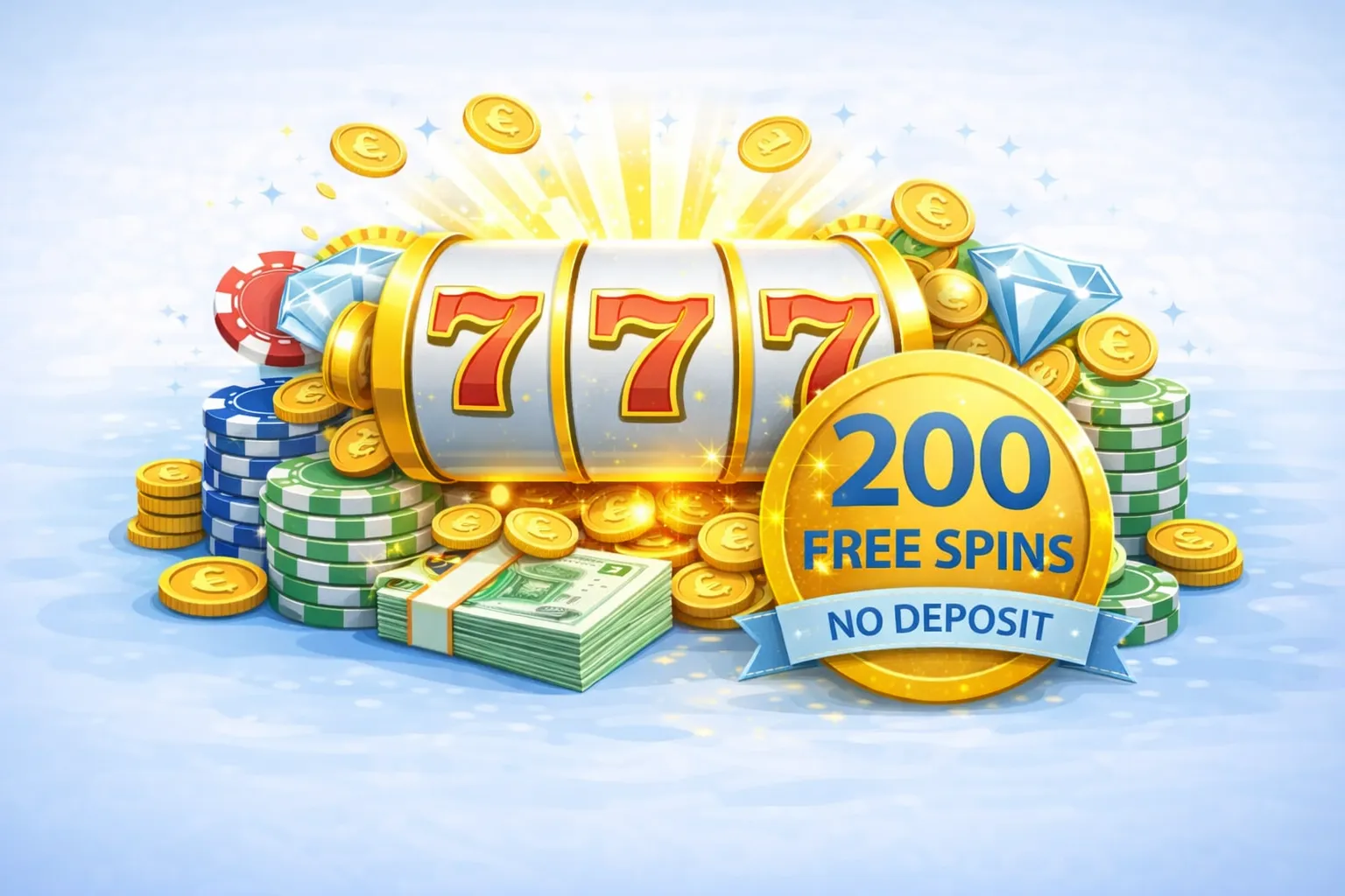 200 Free Spins No Deposit Bonus