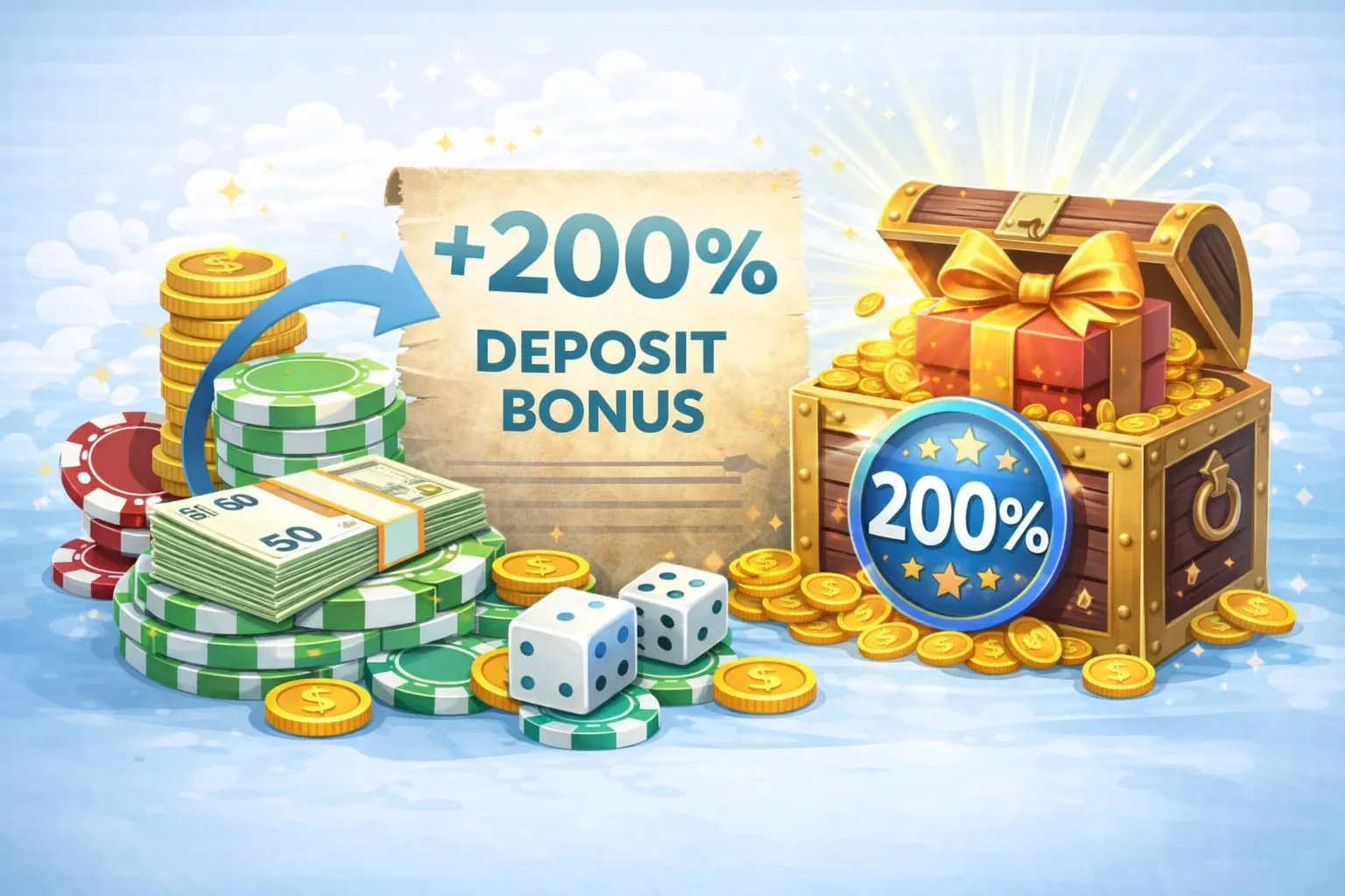 200% Deposit Bonus